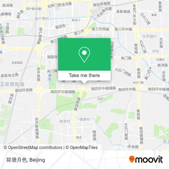 荷塘月色 map
