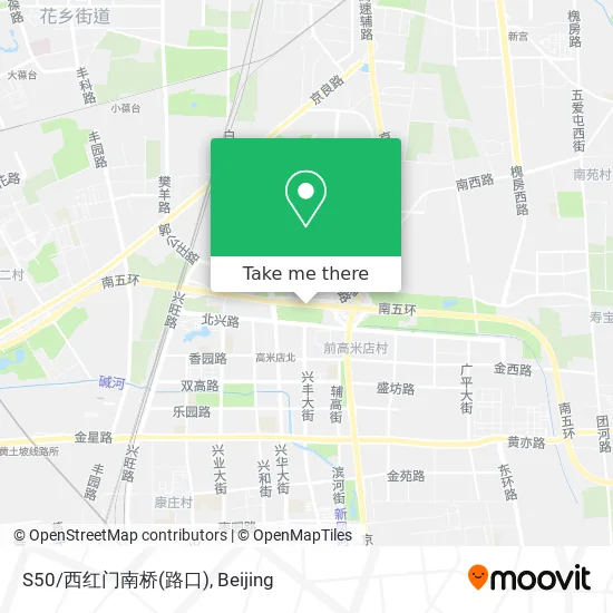 S50/西红门南桥(路口) map
