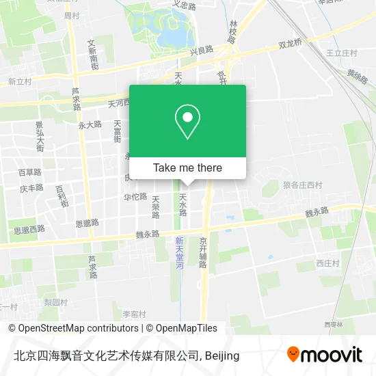 北京四海飘音文化艺术传媒有限公司 map