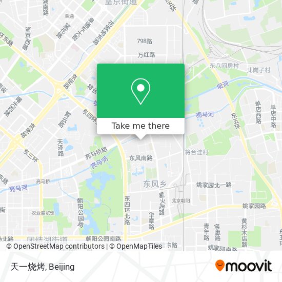 天一烧烤 map