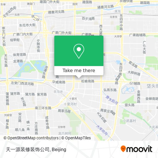 天一源装修装饰公司 map