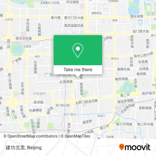 建功北里 map