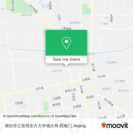 廊坊市公安局东方大学城分局-西南门 map