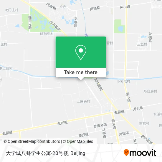 大学城八卦学生公寓-20号楼 map