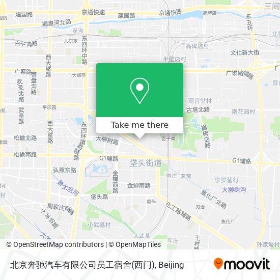 北京奔驰汽车有限公司员工宿舍(西门) map