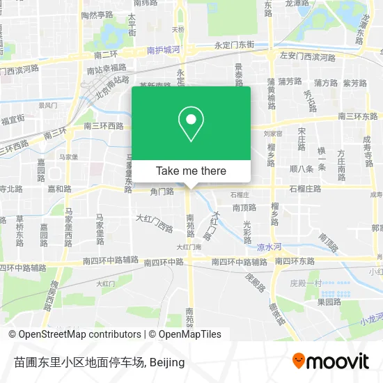苗圃东里小区地面停车场 map