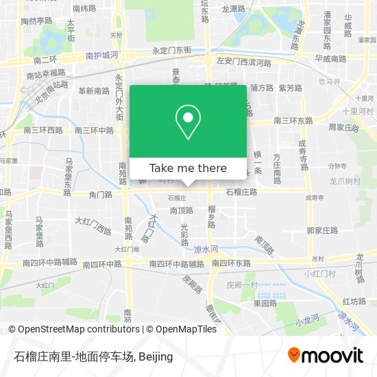 石榴庄南里-地面停车场 map