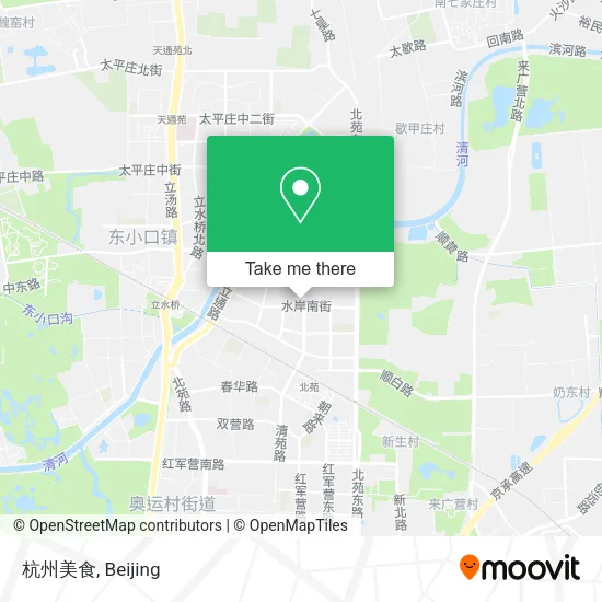 杭州美食 map