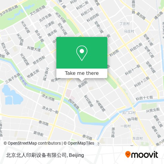 北京北人印刷设备有限公司 map