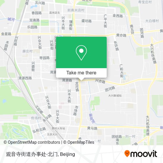 观音寺街道办事处-北门 map