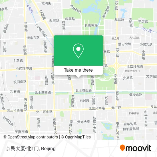 京民大厦-北1门 map
