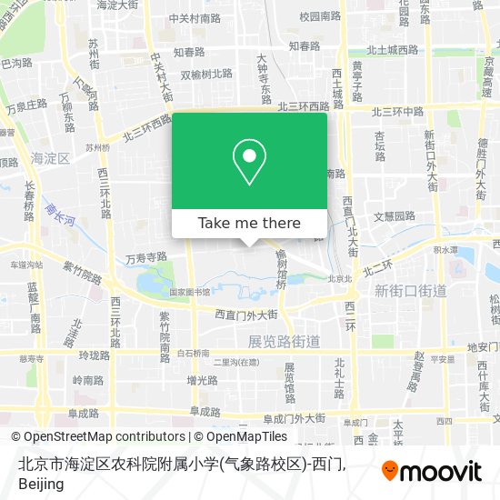 北京市海淀区农科院附属小学(气象路校区)-西门 map