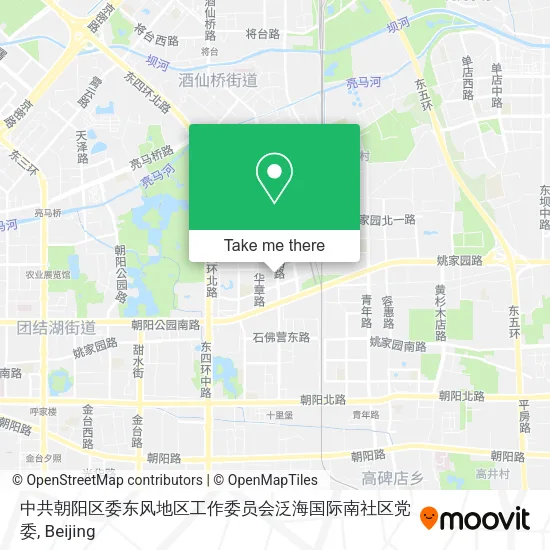中共朝阳区委东风地区工作委员会泛海国际南社区党委 map