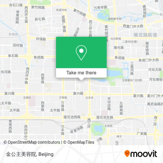 金公主美容院 map