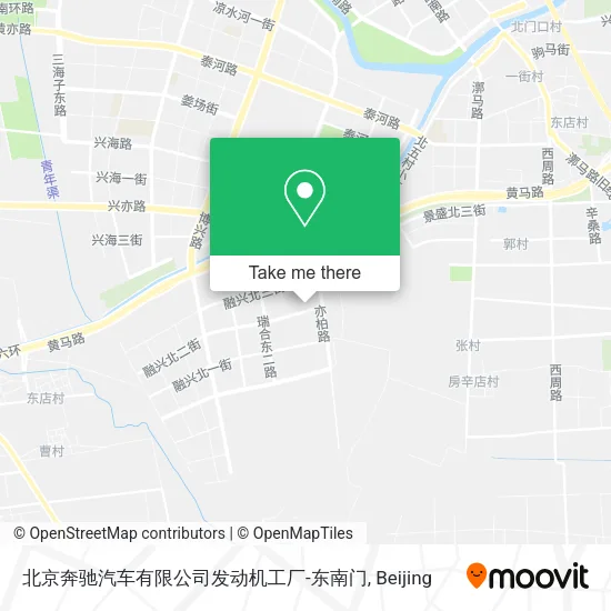 北京奔驰汽车有限公司发动机工厂-东南门 map