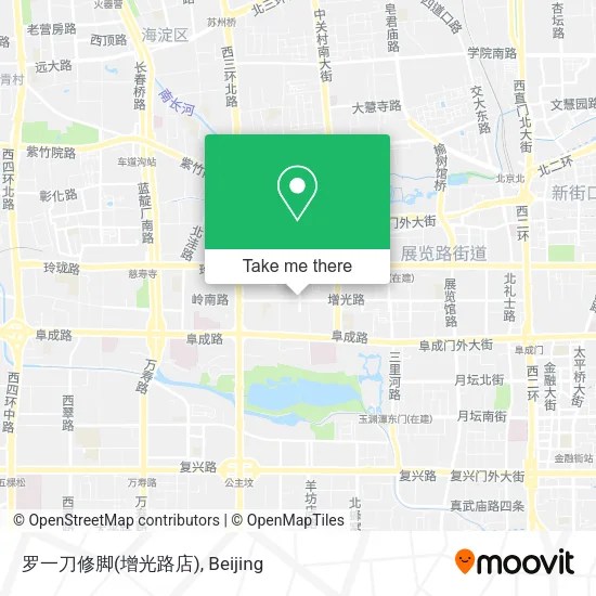 罗一刀修脚(增光路店) map