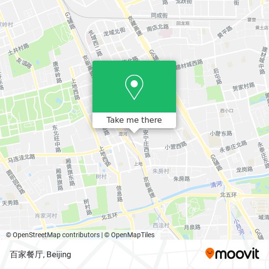 百家餐厅 map
