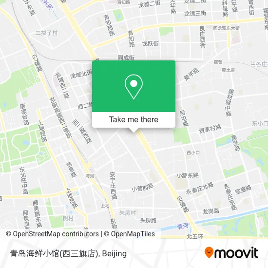 青岛海鲜小馆(西三旗店) map
