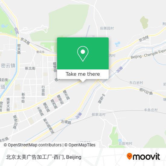 北京太美广告加工厂-西门 map