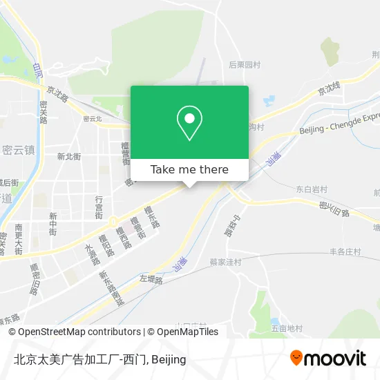北京太美广告加工厂-西门 map