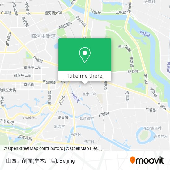 山西刀削面(皇木厂店) map