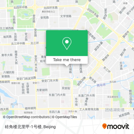 砖角楼北里甲-1号楼 map