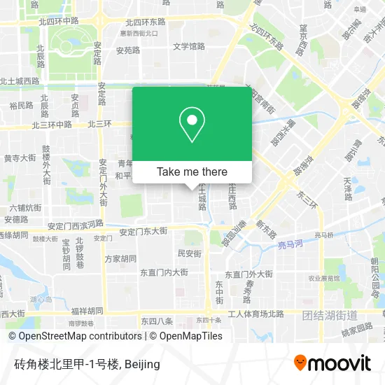 砖角楼北里甲-1号楼 map