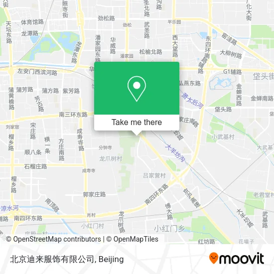 北京迪来服饰有限公司 map