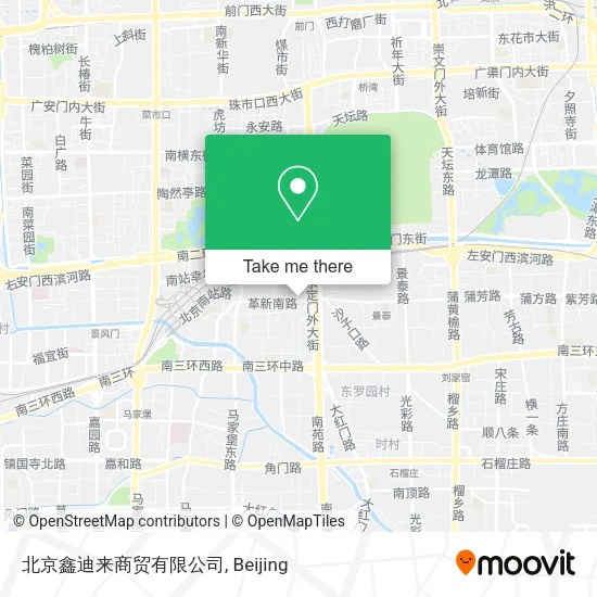 北京鑫迪来商贸有限公司 map