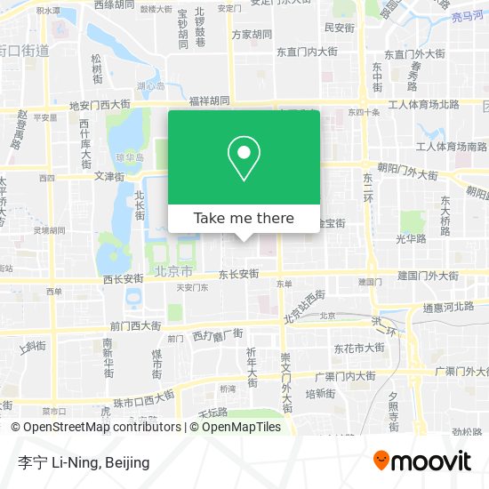 李宁 Li-Ning map