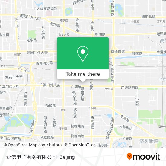 众信电子商务有限公司 map