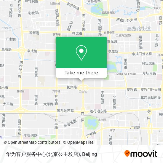 华为客户服务中心(北京公主坟店) map