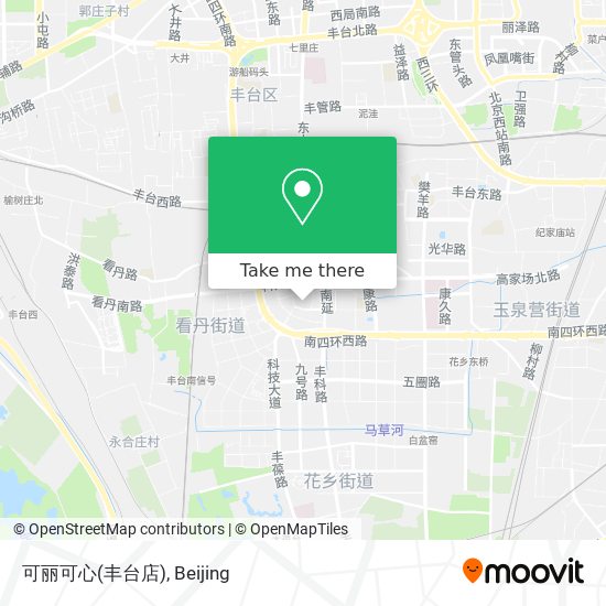 可丽可心(丰台店) map