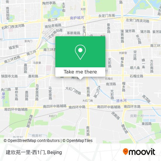 建欣苑一里-西1门 map