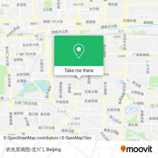 农光里南院-北1门 map