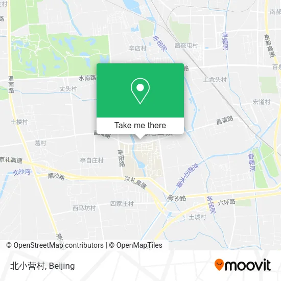 北小营村 map