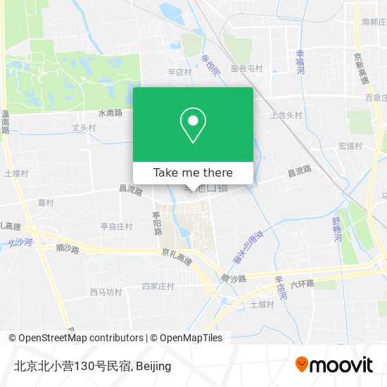 北京北小营130号民宿 map