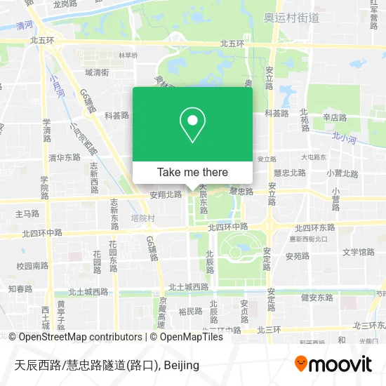 天辰西路/慧忠路隧道(路口) map