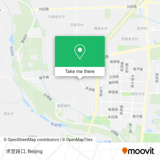 求贤路口 map