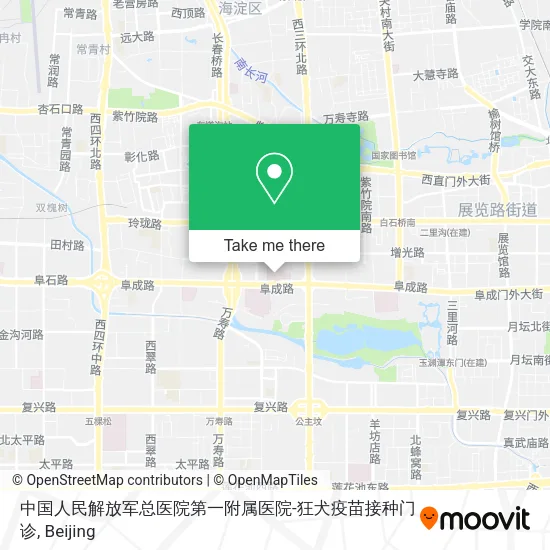中国人民解放军总医院第一附属医院-狂犬疫苗接种门诊 map