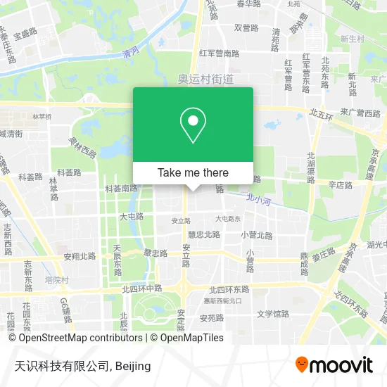 天识科技有限公司 map
