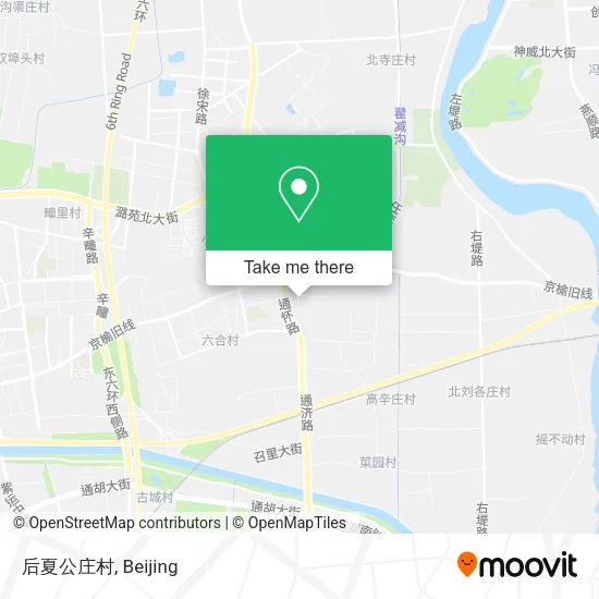 后夏公庄村 map
