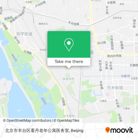 北京市丰台区看丹老年公寓医务室 map