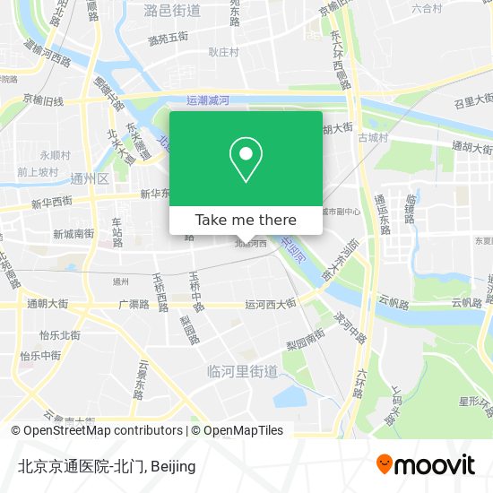 北京京通医院-北门 map
