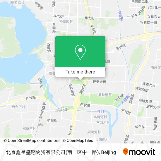 北京鑫星盛翔物资有限公司(南一区中一路) map