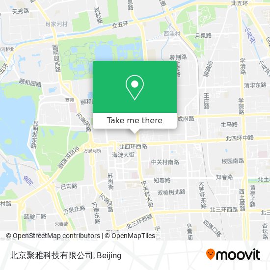 北京聚雅科技有限公司 map