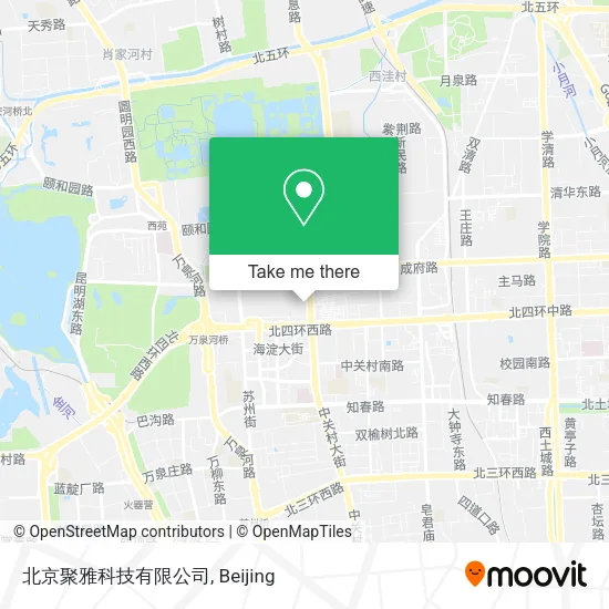 北京聚雅科技有限公司 map