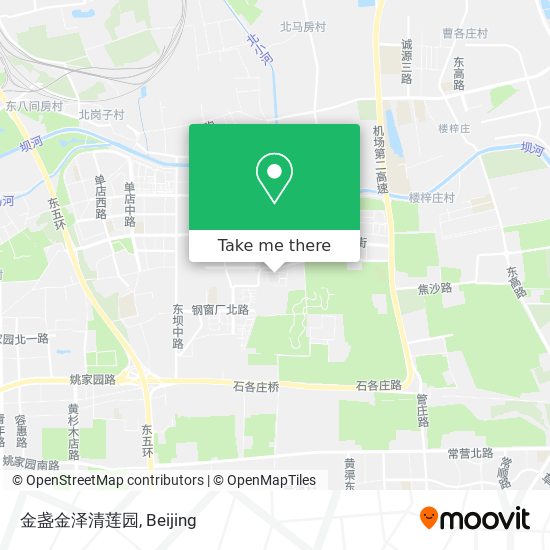 金盏金泽清莲园 map