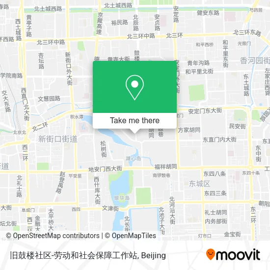 旧鼓楼社区-劳动和社会保障工作站 map