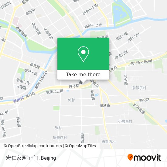 宏仁家园-正门 map